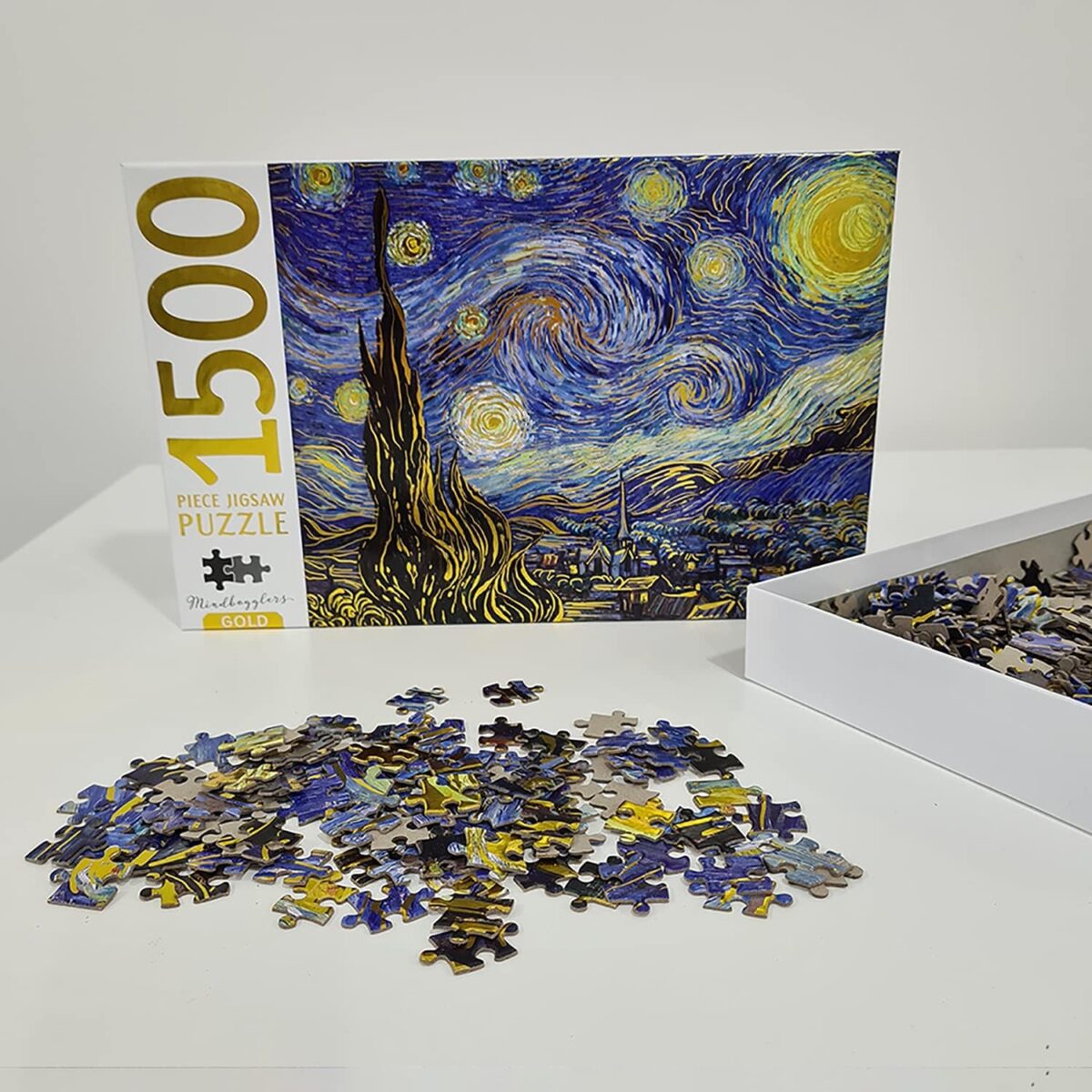 puzzle starry night gold 2