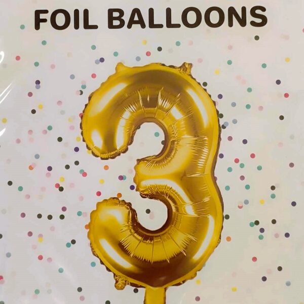foil balloon gold 3