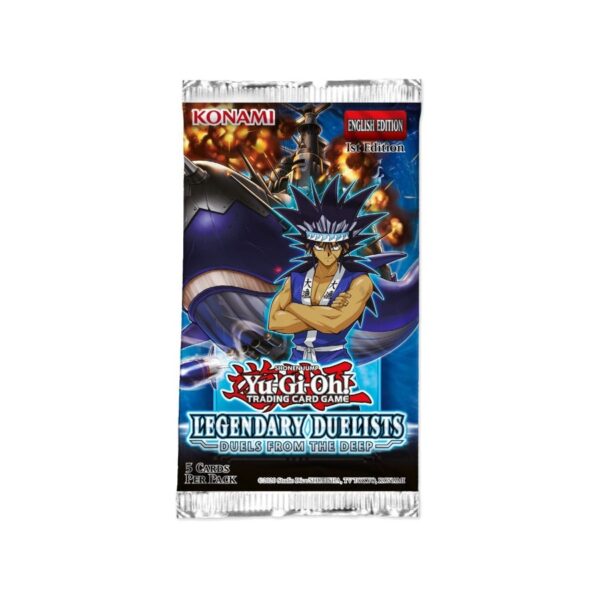 yu gi oh sealed booster legendary duelists 9 duels from the deep φακελακι 1st editionkon943663