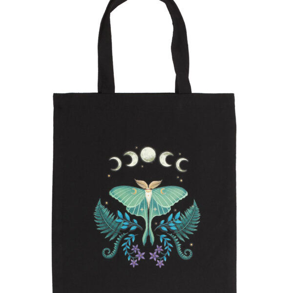 19577 luna moth polycotton tote bag 2