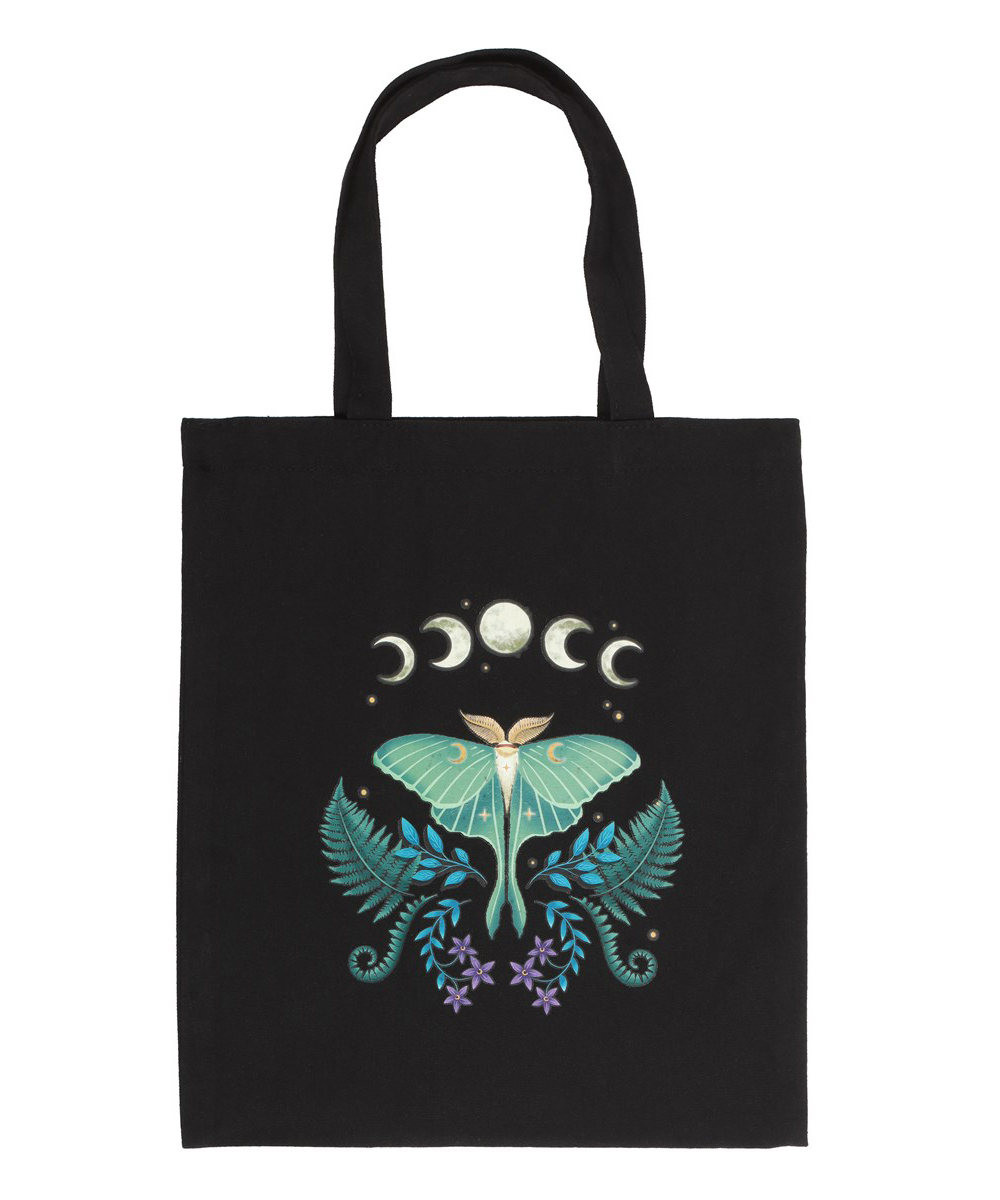 19577 luna moth polycotton tote bag 2 19577 luna moth polycotton tote bag 2